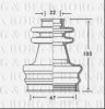 BORG & BECK BCB2417 Bellow, driveshaft